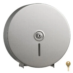 Bobrick B-2890 Commercial Toilet Paper Dispenser, Surface-Mounted, Stainless Steel W/ Satin Finish
