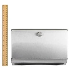 Bobrick B-2621 Commercial Paper Towel Dispenser, Surface-Mounted, Stainless Steel -Alpine shop C1968839 main ruler
