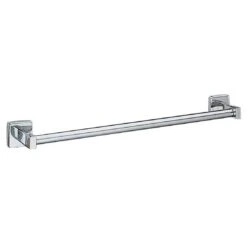 Bobrick B-674x24 Commercial Restroom Towel Bar, 3/4" Diameter X 24"Length, Stainless Steel