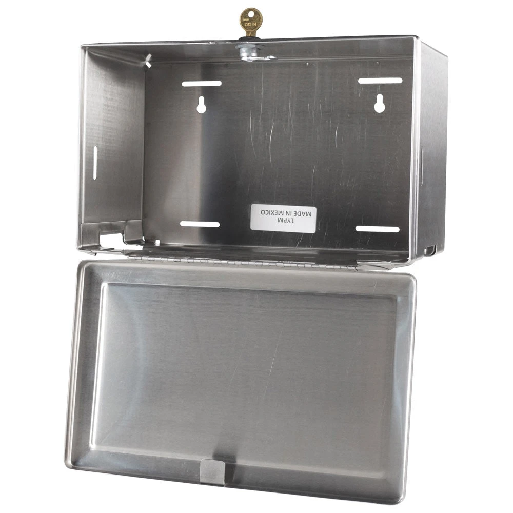 Bobrick B-263 Commercial Paper Towel Dispenser, Surface-Mounted, Stainless Steel 7 Bobrick B-263 Commercial Paper Towel Dispenser, Surface-Mounted, Stainless Steel - Image 5