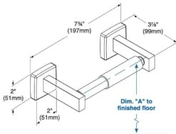 Bradley 5085-00 Commercial Toilet Paper Dispenser, Surface-Mounted, Stainless Steel W/ Bright-Polished Finish -Alpine shop C1975867 main TD fec1d525 9c9b 4726 86e7 af8fe132d2e3