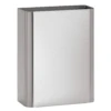 Bradley 355-350000 Commercial Restroom Waste Receptacle, 20.6 Gallon, Surface-Mounted, 18" W X 23" H, 11-1/2" D, Stainless Steel -Alpine shop C1975876 main 33