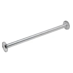 Bradley 9531-048000 Heavy-Duty Shower Curtain Rod, 48" Length, Stainless Steel
