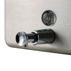 Bradley 6542 Commercial Liquid Soap Dispenser, Surface-Mounted, Manual-Push, Stainless Steel - 40 Oz 15 Bradley 6542 Commercial Liquid Soap Dispenser, Surface-Mounted, Manual-Push, Stainless Steel - 40 Oz -Alpine shop C1975940 main 2