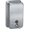 Bradley 6562 Commercial Liquid Soap Dispenser, Surface-Mounted, Manual-Push, Stainless Steel - 40 Oz