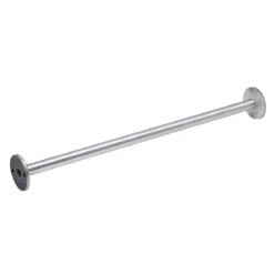 Bradley 9538-060 Shower Curtain Rod, 60" Length, Stainless Steel