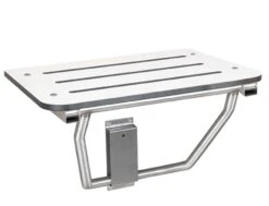 Bradley 9562-00 Shower Seat, 400 Lb Load Capacity, Stainless Steel