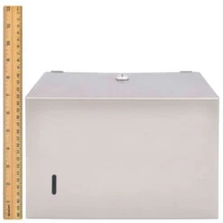 Bradley 251-15 Commercial BX-Paper Towel Dispenser, Surface-Mounted, Stainless Steel -Alpine shop C1976047 main ruler