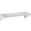 Bradley BX 758-2400 Commercial Bathroom Shelf, 8" D X 24" L, Surface-Mounted, Stainless Steel -Alpine shop C1976064 main 1