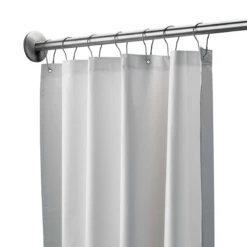 Bradley 9537-367200 Commercial Shower Curtain, 36" Length, Vinyl W/ Microban Coating