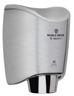 World Dryer SMARTdri(TM) K-973 Hand Dryer, Brushed Stainless Steel, 110-120V, Updated Part Number: K-973P2