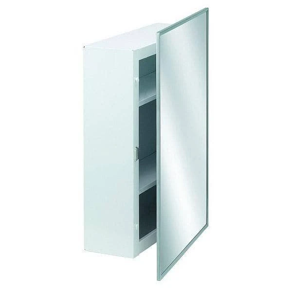 Bradley 9661-000000 Commerical Medicine Cabinet, 16" W X 26" H, Recessed-Mounted, Steel White Epoxy 3 Bradley 9661-000000 Commerical Medicine Cabinet, 16" W X 26" H, Recessed-Mounted, Steel White Epoxy