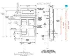 Bobrick B-35745 Combination Commercial Seat-Cover/Sanitary Napkin/Toilet Paper Dispenser, Recessed-Mounted, Stainless Steel 13 Bobrick B-35745 Combination Commercial Seat-Cover/Sanitary Napkin/Toilet Paper Dispenser, Recessed-Mounted, Stainless Steel -Alpine shop C2611022 main TD