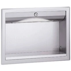 Bradley 198 Commercial Paper Towel Dispenser, Recessed-Mounted, Stainless Steel