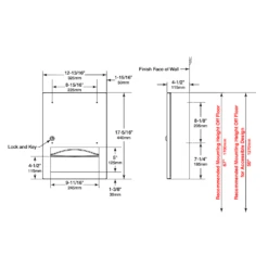 Bobrick B-359039 Commercial Paper Towel Dispenser, Surface-Mounted, Stainless Steel -Alpine shop C2672455 77
