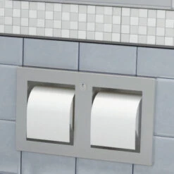 Bobrick B-35833 Commercial Multi-Roll Toilet Tissue Dispenser, Recessed, Metal -Alpine shop C2672464 m13