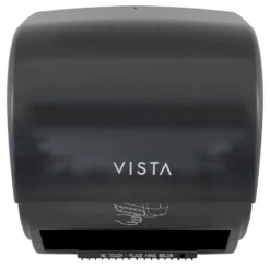 VISTA Electronic Hands Free Roll Towel Dispenser, Black Translucent - PT2006