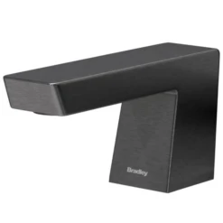 Bradley - 6-3700-RLT-BB - Touchless Counter Mounted Sensor Soap Dispenser, Brushed Black Stainless, Zen Series