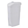 Alpine Step-On Sanitary Napkin Receptacle, 19 Qt. White - ALP451-19-WHI