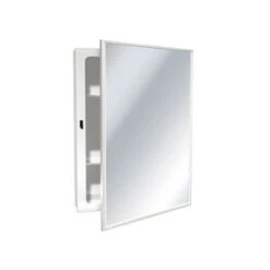 ASI 8338 Medicine Cabinet - Enameled Steel - 14-1/4"W 20-1/4"H - Surface Mounted