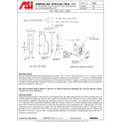ASI 7382-S Commercial Restroom Hat Robe & Coat Hook, Stainless Steel 7 ASI 7382-S Commercial Restroom Hat Robe & Coat Hook, Stainless Steel -Alpine shop c1967669 td1