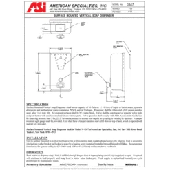 ASI 1200-V42 Shower Curtain, 42 L" X 72 H", Vinyl -Alpine shop c1967908 main td 6132edfe b047 4a78 a929 879464402003