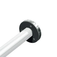 ASI 1204-1 Heavy-Duty Shower Curtain Rod Flanges, Stainless Steel For ASI 1200 Series