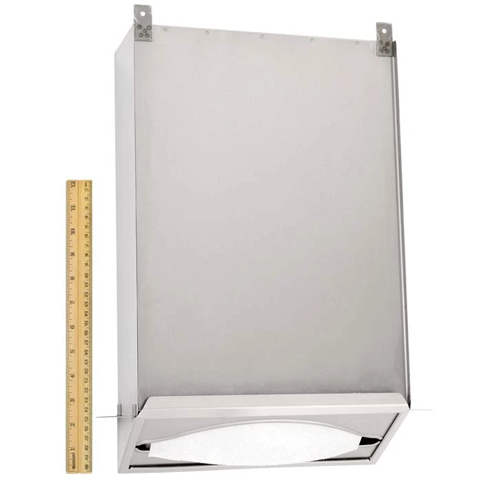 Bobrick B-318 Commercial Paper Towel Dispenser, Surface-Mounted, Stainless Steel 5 Bobrick B-318 Commercial Paper Towel Dispenser, Surface-Mounted, Stainless Steel - Image 3