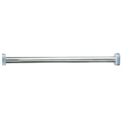 Bobrick B-6107x72 Heavy-Duty Shower Curtain Rod, 72" Length, Stainless Steel