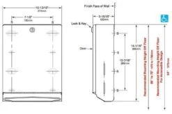 Bobrick B-262 Commercial Paper Towel Dispenser, Surface-Mounted, Stainless Steel 33 Bobrick B-262 Commercial Paper Towel Dispenser, Surface-Mounted, Stainless Steel -Alpine shop c1968786 main 9