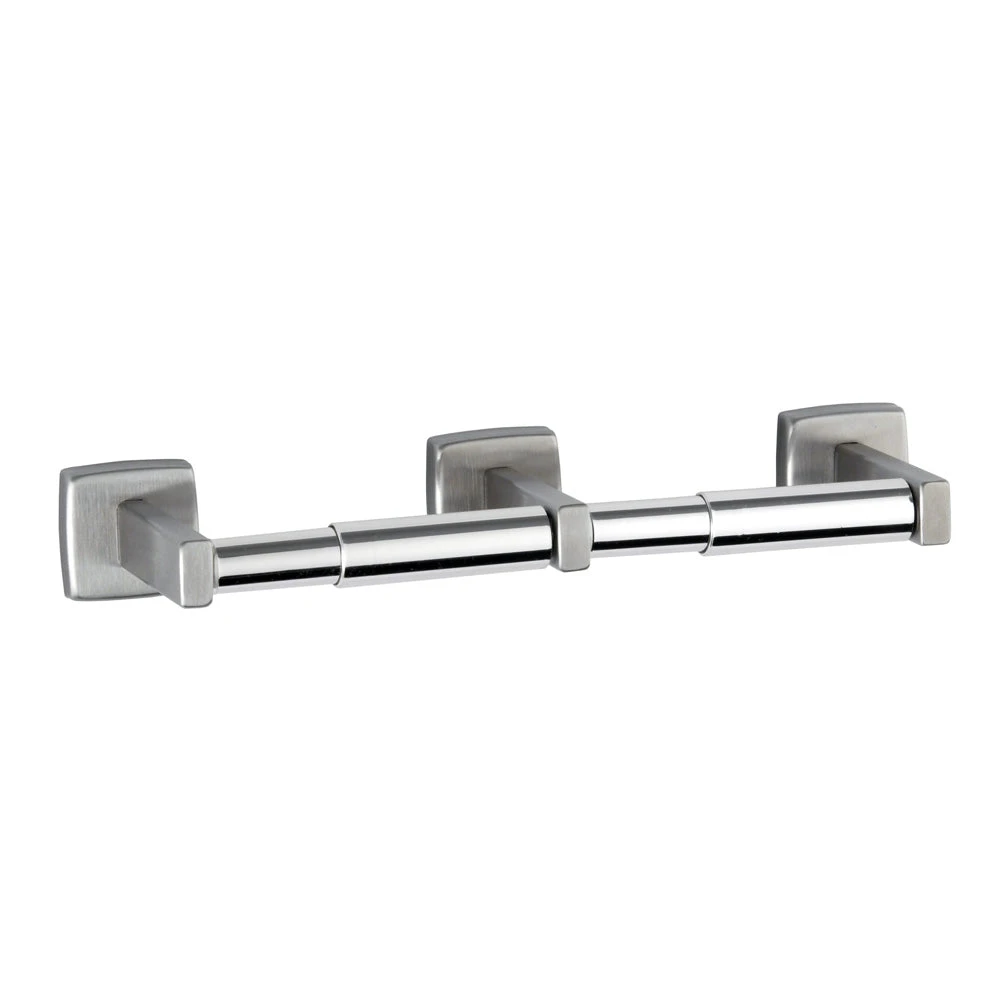 Bobrick B-6867 Commercial Toilet Paper Dispenser, Surface-Mounted, Stainless Steel W/ Satin Finish 6 Bobrick B-6867 Commercial Toilet Paper Dispenser, Surface-Mounted, Stainless Steel W/ Satin Finish - Image 4