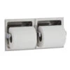 Bobrick B-6977 Commercial Toilet Paper Dispenser, Recessed-Mounted, Stainless Steel W/ Satin Finish -Alpine shop c1968958 main b22