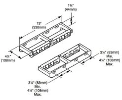 Bradley 5241-50 Commercial Toilet Paper Dispenser, Surface-Mounted, Aluminum -Alpine shop c1975870 main 5