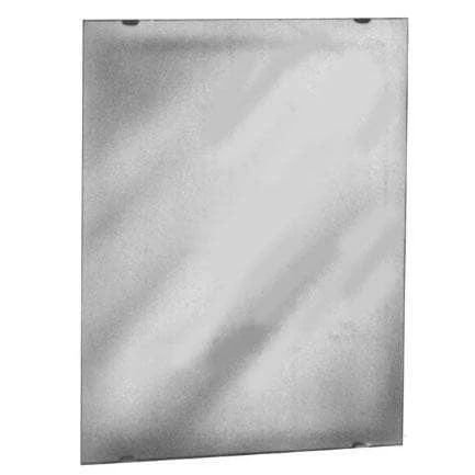 Bradley 747-024360 (24 X 36) Commercial Restroom Mirror, Frameless, 24" W X 36" H, Stainless Steel W/ Polished Finish 3 Bradley 747-024360 (24 X 36) Commercial Restroom Mirror, Frameless, 24" W X 36" H, Stainless Steel W/ Polished Finish